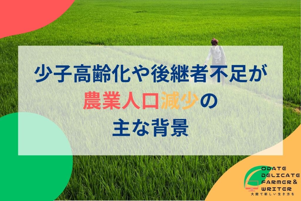 日本の農業人口減少の現状と原因｜人手不足と解決策を解説
